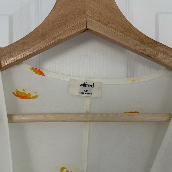 WILFRED Lilia Wrap Blouse (XXS) - Picture 3 of 6